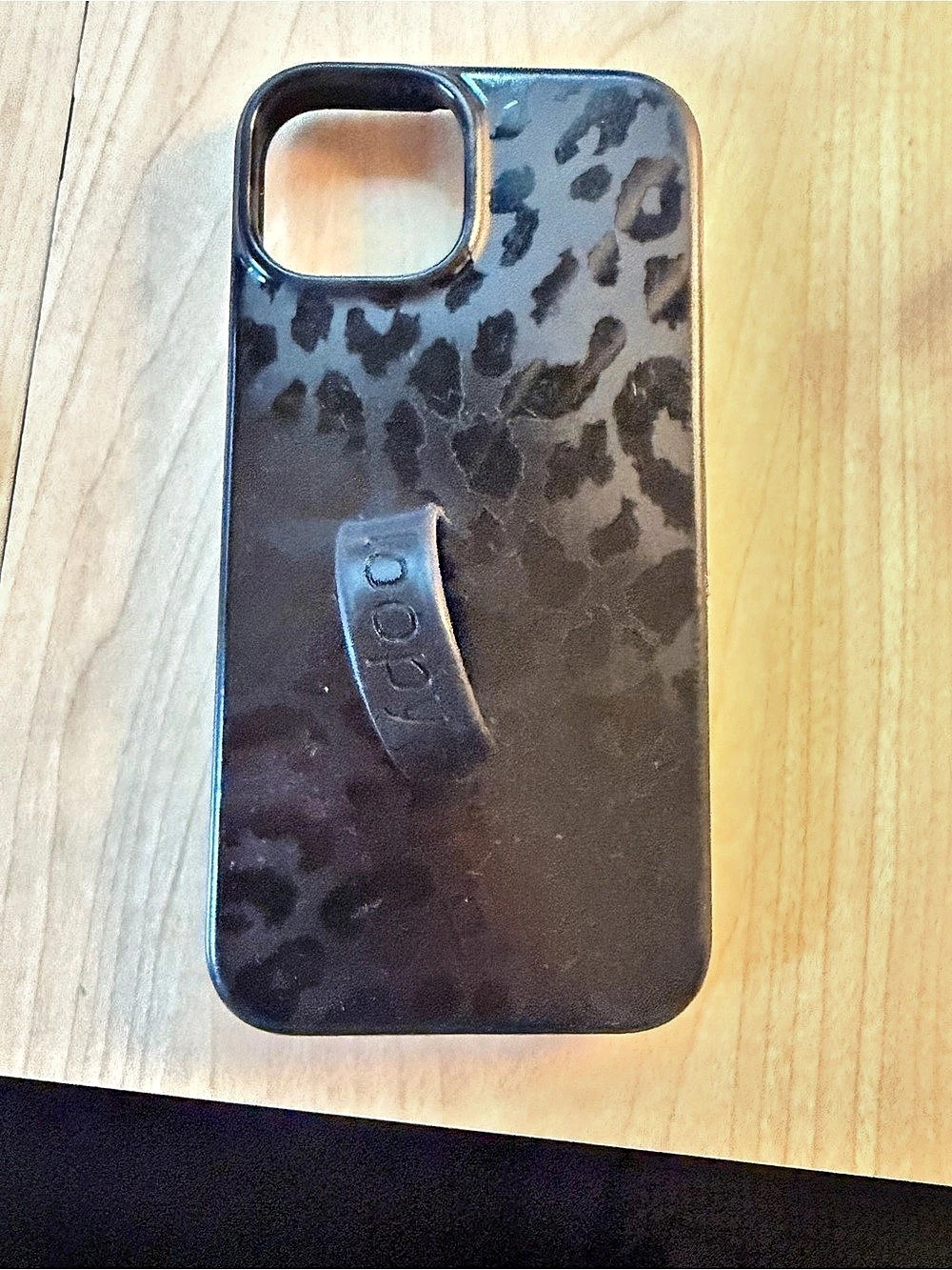 Loopy Cases Leopard Loopy Case Black Leopard Print Phone Case - iPhone 14